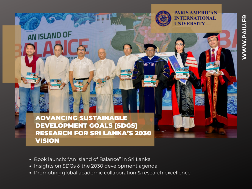 Paris American International University Showcases Global Research at Sri Lanka Book Launch Event