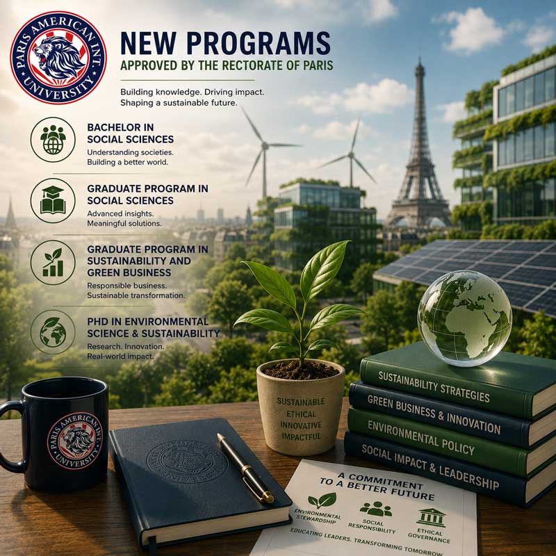 Sustainable business practices in new approved PAIU programs